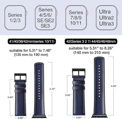 SUNFWR Leather Bands Compatible - Image 5