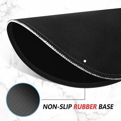 ITNRSIIET Mouse Pad Non-Slip Rubber Base Smooth Surface Stitched Edges - Image 4