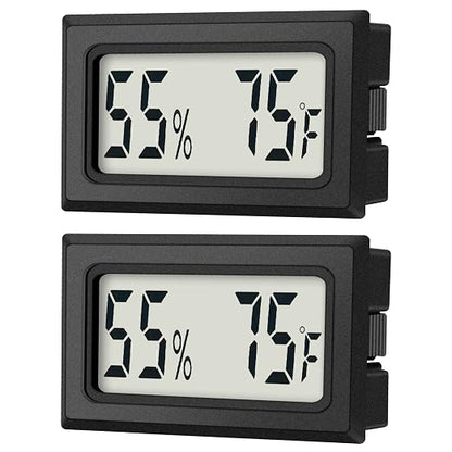 Mini Digital Thermometer 2-Pack Hygrometer Indoor Humidity Monitor Temperature by DWEPTU