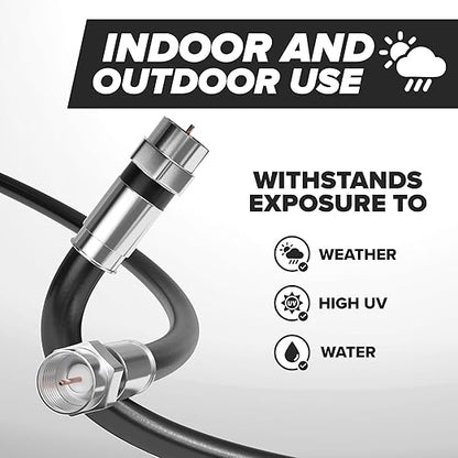 THE CIMPLE CO - RG6 Coaxial Cable 10 FT - RG6 Coax Cable - Image 3