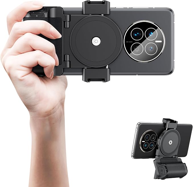 KIWIFOTOS Phone Camera Grip Smartphone Tripod Mount Handle Holder by KIWIFOTOS