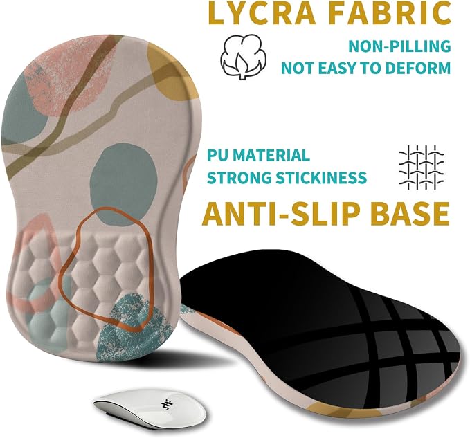 Hokafenle Ergonomic Mouse Pad Wrist Support, Wrist Rest Mousepad - Image 5
