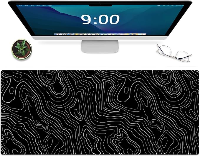 Gaming Mouse Mat Forest Background Pattern XXL XL Large Mouse Mat Long Extended by Galdas