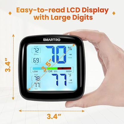 SMARTRO SC42 Professional Digital Hygrometer Indoor Thermometer Room Humidity - Image 7