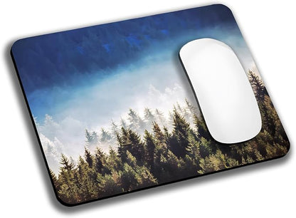 Natural Misty Forest Mouse Pads by EASTSMOOTH
