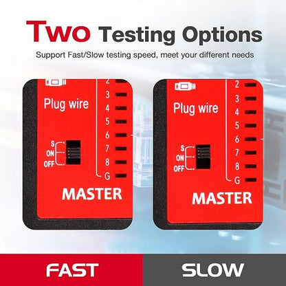 Network Cable Tester Ethernet Continuity Test Tool RJ45 RJ11 RJ12 CAT5 CAT5e - Image 3