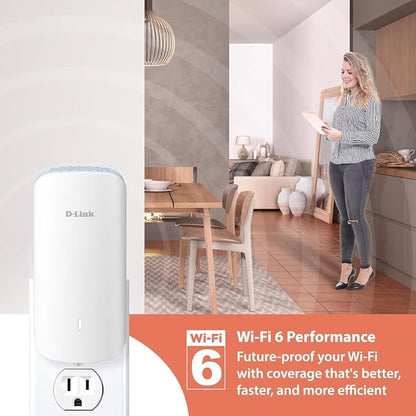 D-Link AX3000 Mesh WiFi 6 Range Extender, 999 sq. ft. - Image 7