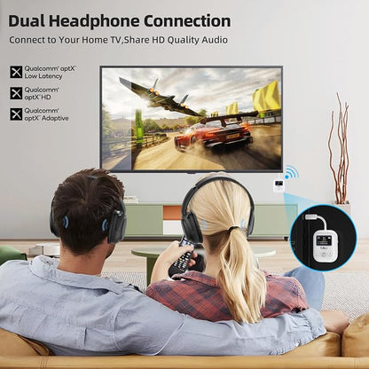 1Mii Bluetooth Transmitter for Airplane, Airplane Travel Essentials, Aptx Low - Image 3