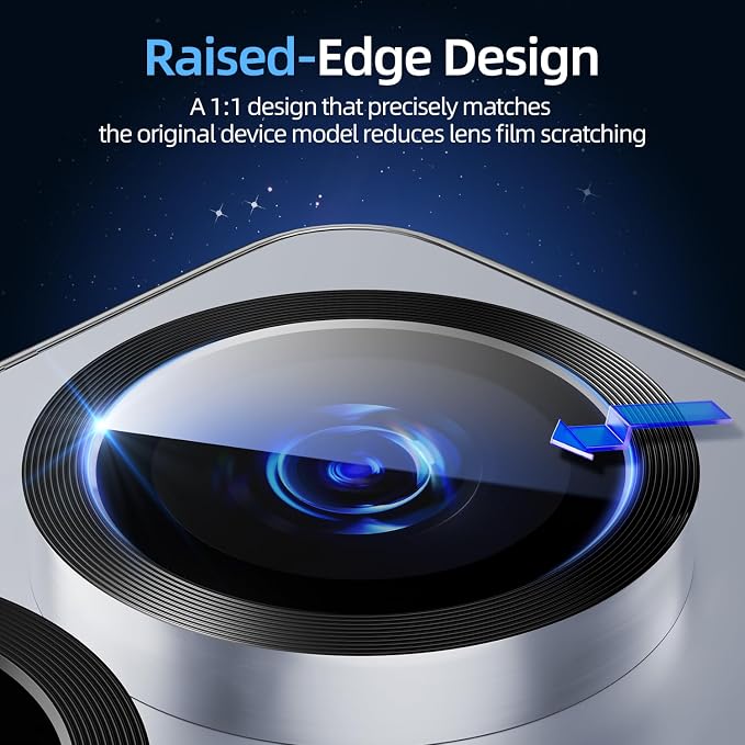 X-it Camera Lens Protector for Samsung S25 Plus, 9H Tempered Glass, Independent - Image 5