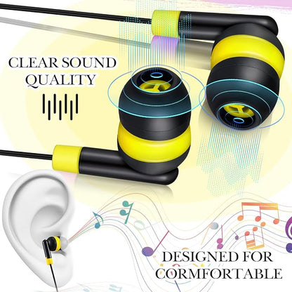 Kanayu 100 Pack Wired Earbuds Bulk - Image 3