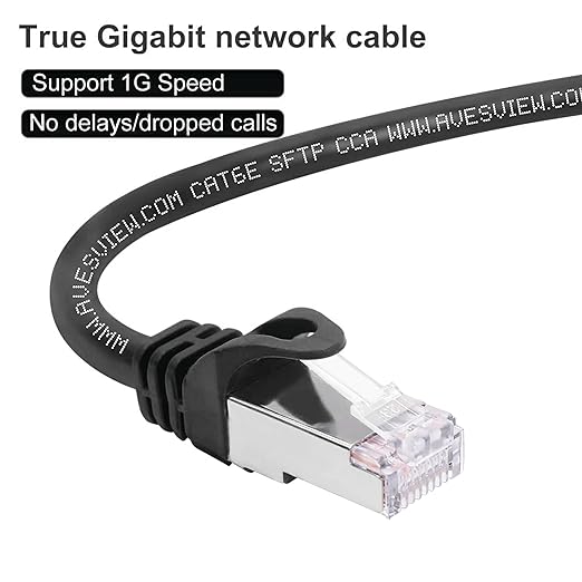 CAT 6 Shielded 50 ft Ethernet Cable, Indoor High-Speed 10Gbps Snagless Shielded - Image 4