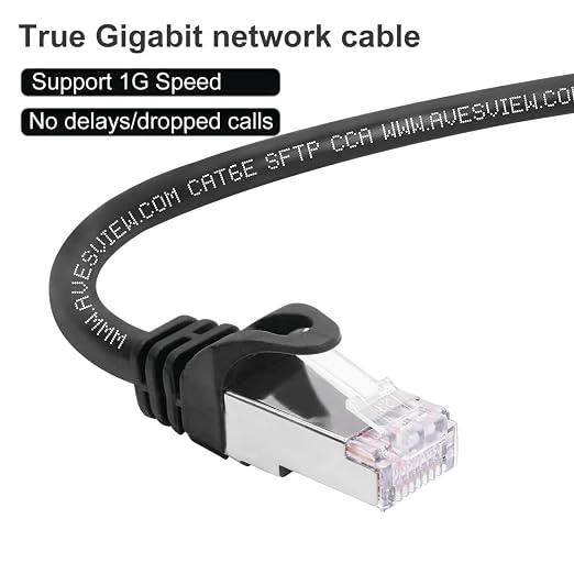 Shielded CAT 6 Ethernet Cable 10FT, Indoor High-Speed 10Gbps Snagless 10 FT - Image 4