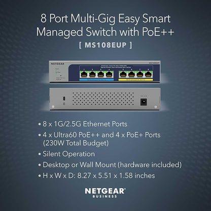 NETGEAR 8-Port PoE Switch, 2.5Gb Switch - Image 2