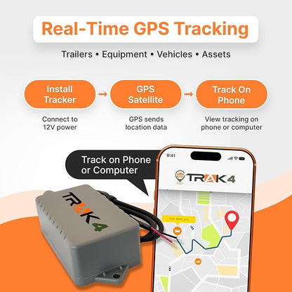 Trak-4 12v Hardwired GPS Tracker. Durable, Reliable Track Trailers, Assets. - Image 3