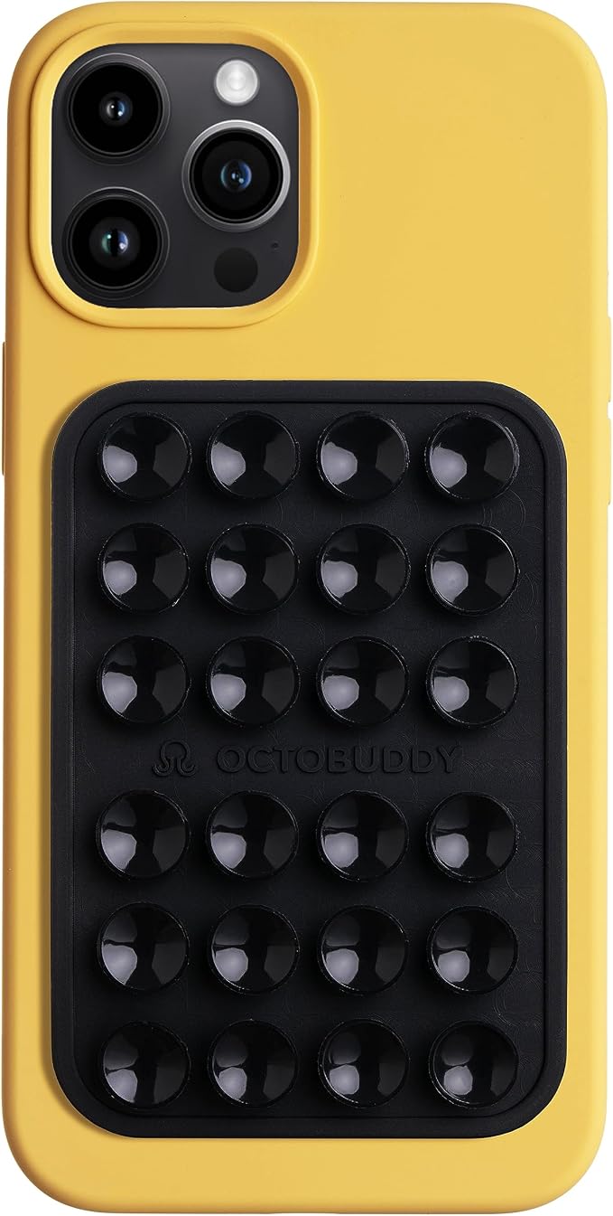 Classic MAX - Silicone Suction Phone Case Adhesive Mount - Hands-Free, Strong by Octobuddy