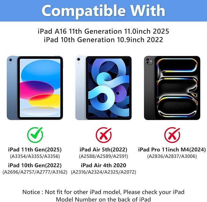 TaIYanG Touchpad for iPad A16 11th/10th Generation Case - Image 3
