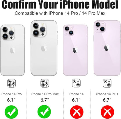 AGVEE 3+3 6 Pack for iPhone 14 Pro 6.1" / 14 Pro Max 6.7" Camera Lens Cover - Image 2