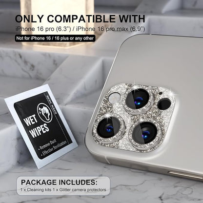 Choiche Compatible for iPhone 16 Pro/iPhone 16 Pro Max Camera Lens Protector - Image 2