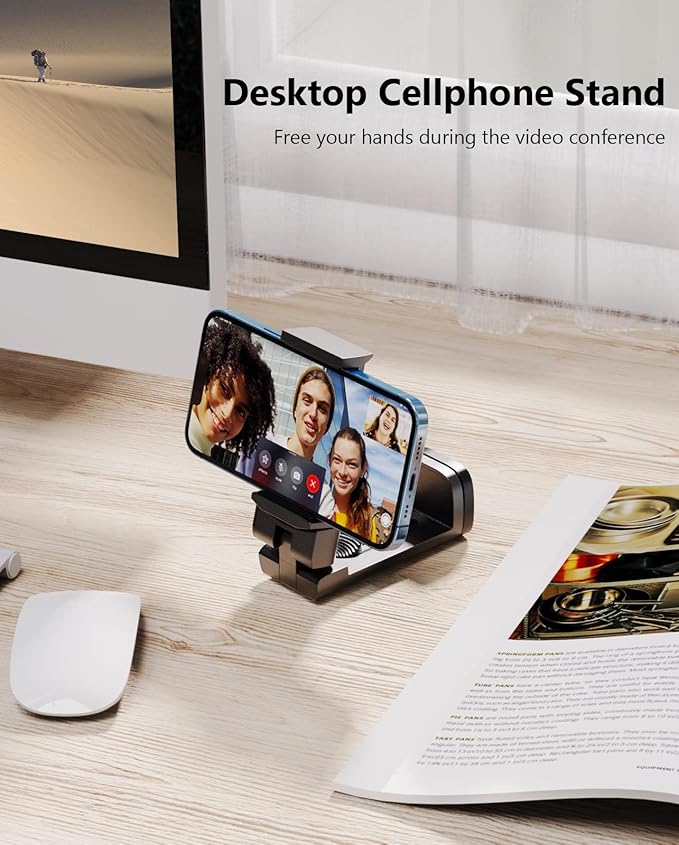 MiiKARE Travel Essentials Airplane Phone Holder, Universal Handsfree Phone Mount - Image 4