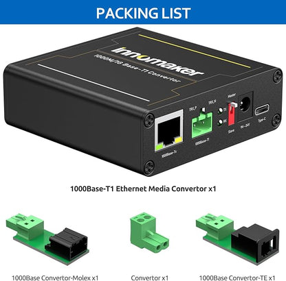 1000BASE Ethernet Media Converter, 2-Wire Ethernet 1000BASE-T1 to 1000BASE-TX - Image 7