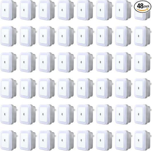 Tuanse 48 Pack LED Night Lights Plug into Wall Smart Sensor Sensor Automatic by Tuanse