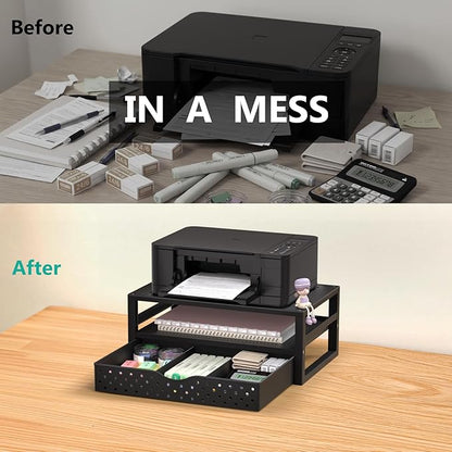 WALI Monitor Stand Riser with Drawer, Desk Organizers and Accessories - Image 6