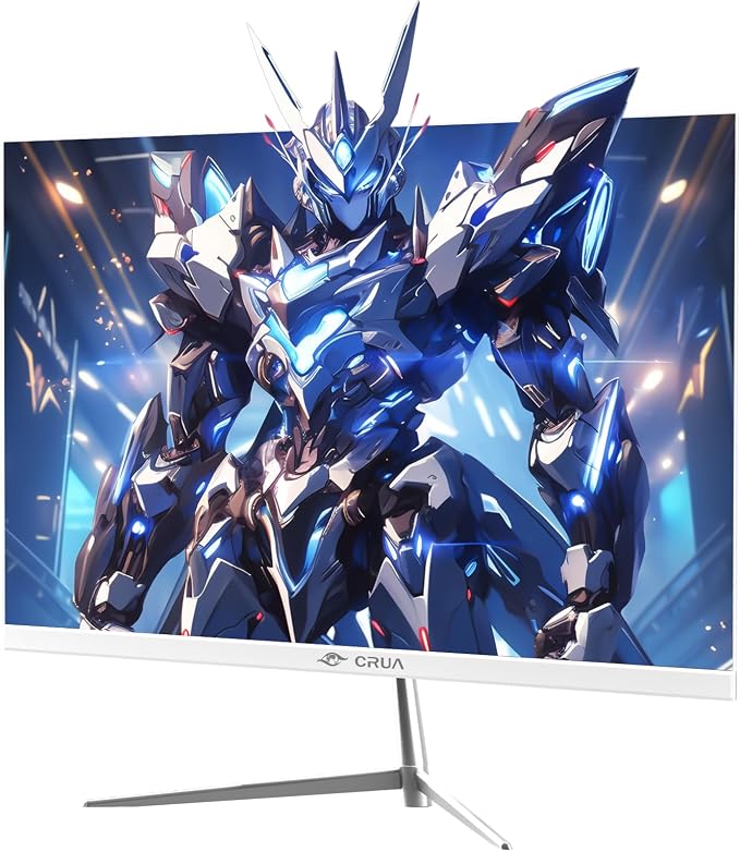 CRUA 24.5" White Gaming Monitor, 200Hz FHD VA Screen Computer Monitor, Supports - Image 2