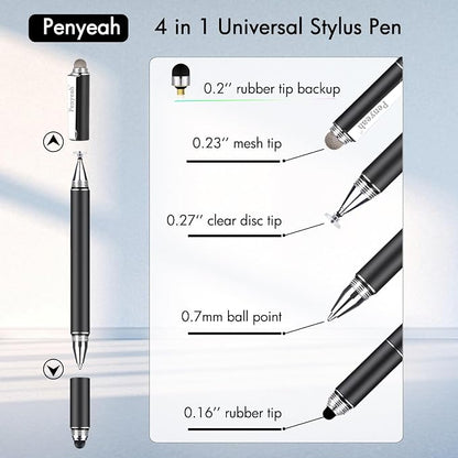 Penyeah Stylus Pen, 4 in 1 Disc Stylus Pens - Image 2