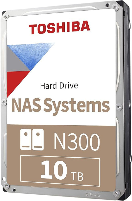 Toshiba N300 10TB NAS 3.5-Inch Internal Hard Drive by Toshiba