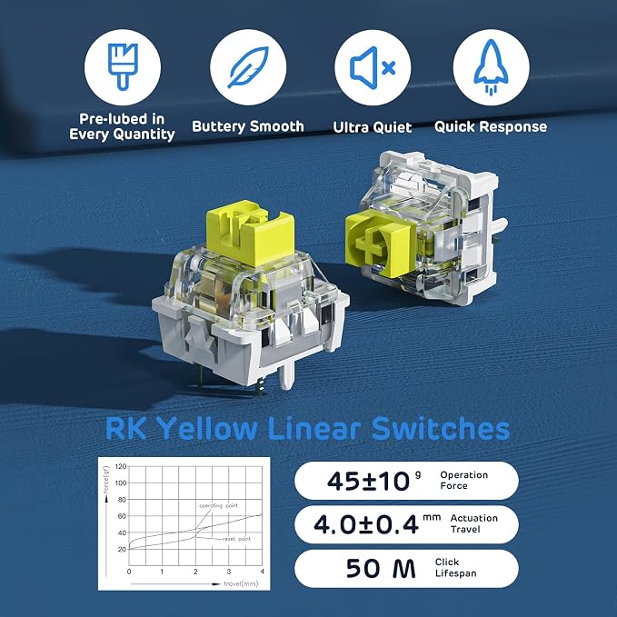 RK ROYAL KLUDGE RK96 RGB Limited Ed, 90% 96 Keys Wireless Triple Mode - Image 6