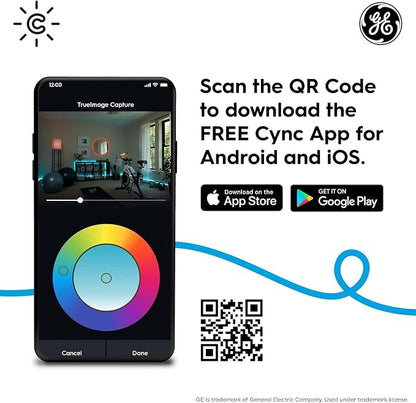GE CYNC Wireless Smart Motion Sensor, Battery-Powered, Works - Image 9