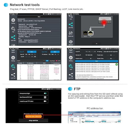 OTDR Fiber Optic Tester, WANLUTECH 1310/1550nm OTDR Event Map OPM OLS VFL CCTV - Image 7