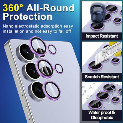 for Samsung Galaxy S25 Ultra Camera Lens Protector, Individual Metal Ring - Image 3