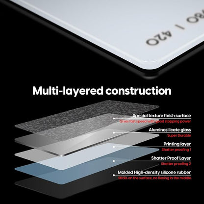 Pulsar - Superglide Premium Glass Mouse Pad XXL ALUMINO-Silicate Glass Surface - Image 3