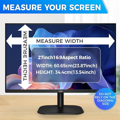 2 Pack Hidden Design Magnetic Computer Privacy Screen Filter 27 inch - Image 7
