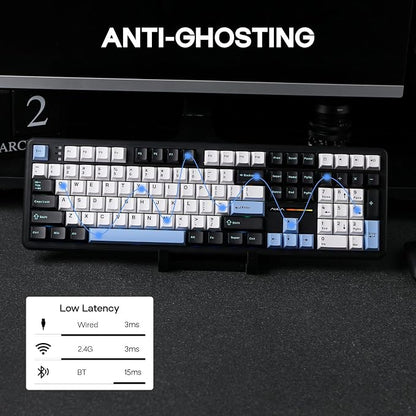 EPOMAKER Aula F108 Wireless Gaming Keyboard, Full Size Mechanical Keyboard - Image 4