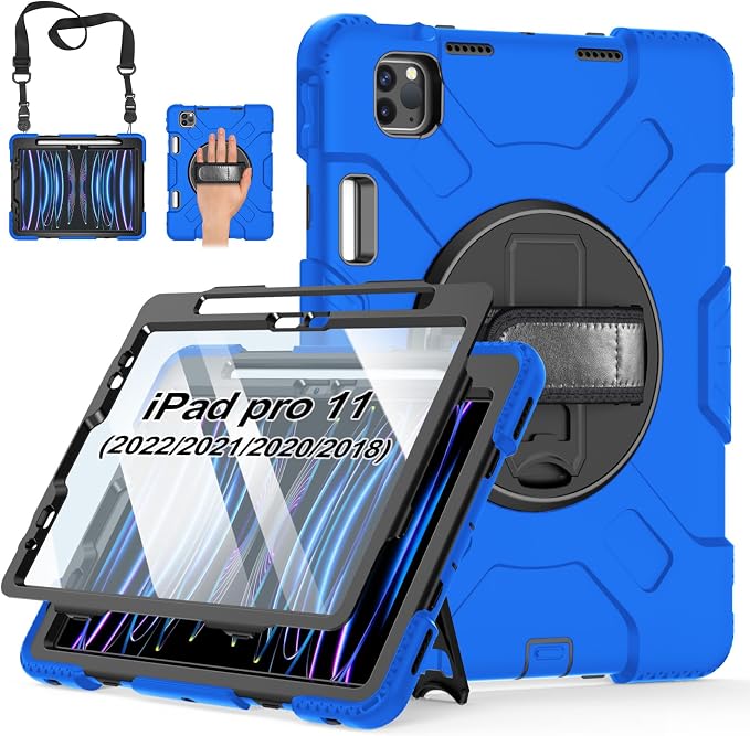 Case for iPad Pro 11 Inch 2022/2021/ 2020/2018: Silicone Cover for iPad 11 Inch by MiesherkSTOCK