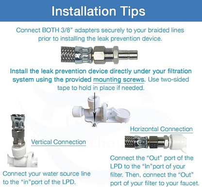 1/4", or High Flow Leak Stop Valve, Automatic Water Shut Off Valve, Leak - Image 9