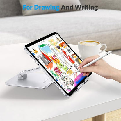 OMOTON Upgraded Adjustable Tablet Stand Holder, Heavy Duty Foldable Portable - Image 7