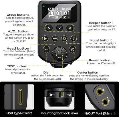 AODELAN Wireless Flash Trigger Compatible - Image 8