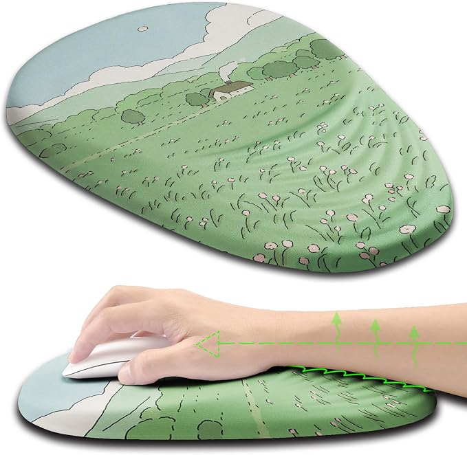 Ergonomic Mouse Pad Wrist Support, Mouse Pad by Armanza