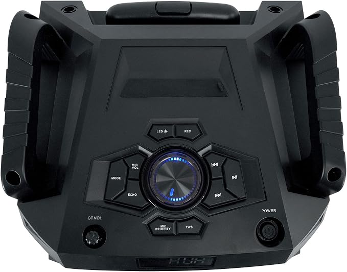 Rockville ROCKNGO 800 10" Portable Bluetooth Speaker, LED Lights, Mic Priority - Image 5