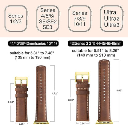 SUNFWR Leather Bands Compatible - Image 5