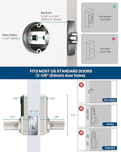 HIDALIFE Keyless Entry Door Lock, Keypad Door-Lock - Image 2