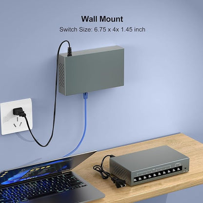 YuanLey 8 Port Gigabit PoE Switch - Image 8
