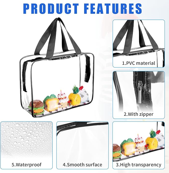 6 PCS Waterproof Toy Storage Bags - Image 3