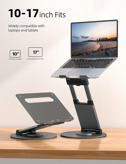 Nulaxy Telescopic 360 Rotating Laptop Stand - Image 6