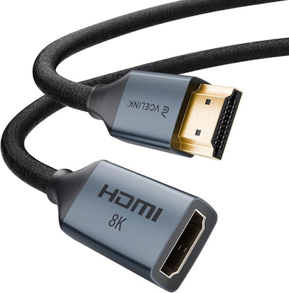 VCELINK 8K Short HDMI Extender Cable 0.6 FT Ideal by VCELINK