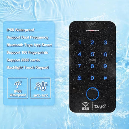 WiFi Graffiti Access Control System keypad, IP68 Waterproof Fingerprint keypad - Image 8