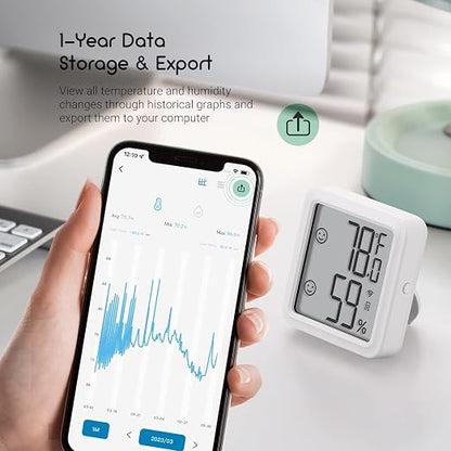 INKBIRD WiFi Thermometer Hygrometer, Indoor Temperature Sensor IBS-TH3-PLUS - Image 7